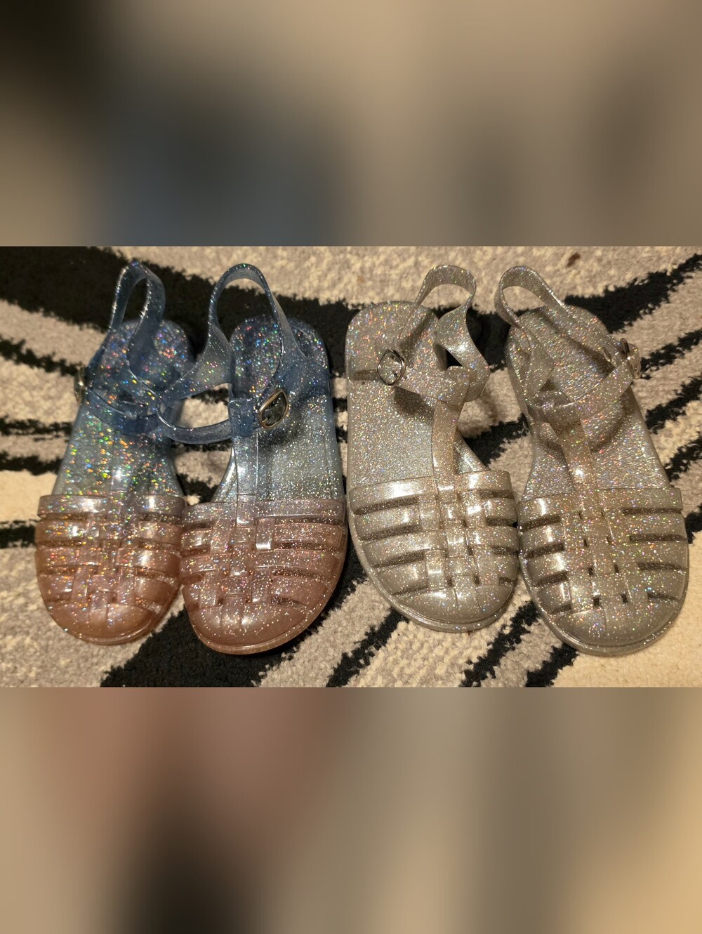 Girls Jelly Sandals Bundle Size 13
